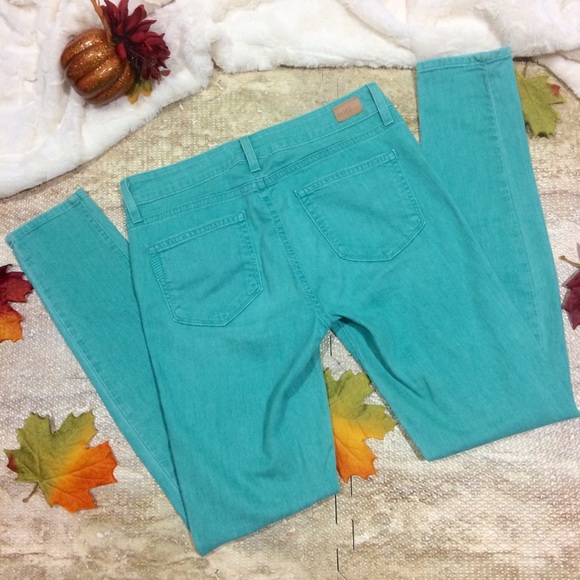 Paige Spearmint Verdugo Ultra Skinny Jeans - Picture 3 of 5